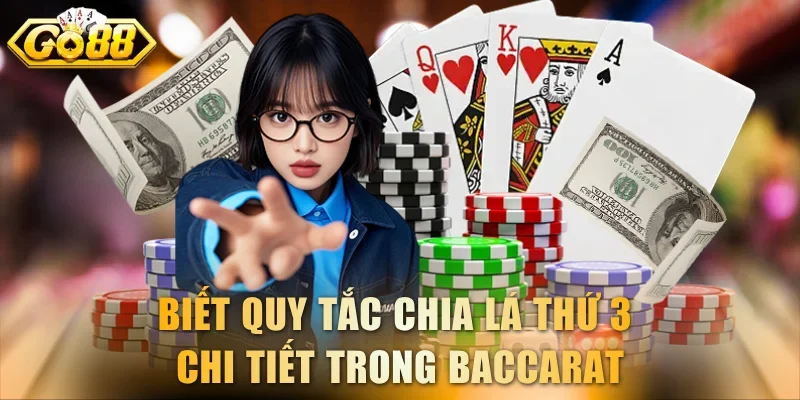 Biết quy tắc chia lá thứ 3 chi tiết trong Baccarat