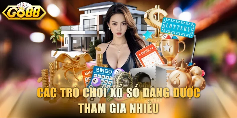 Các trò chơi xổ số đang được tham gia nhiều